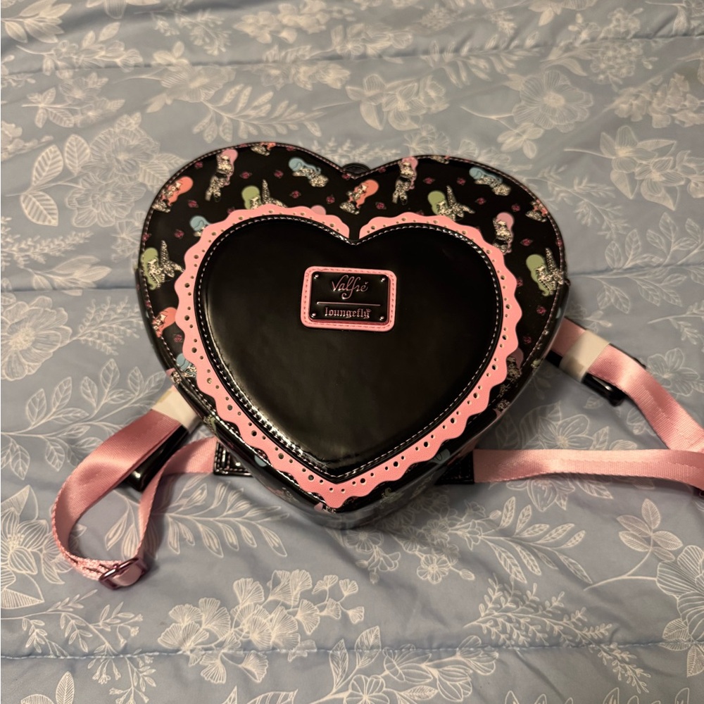 Loungefly heart backpack